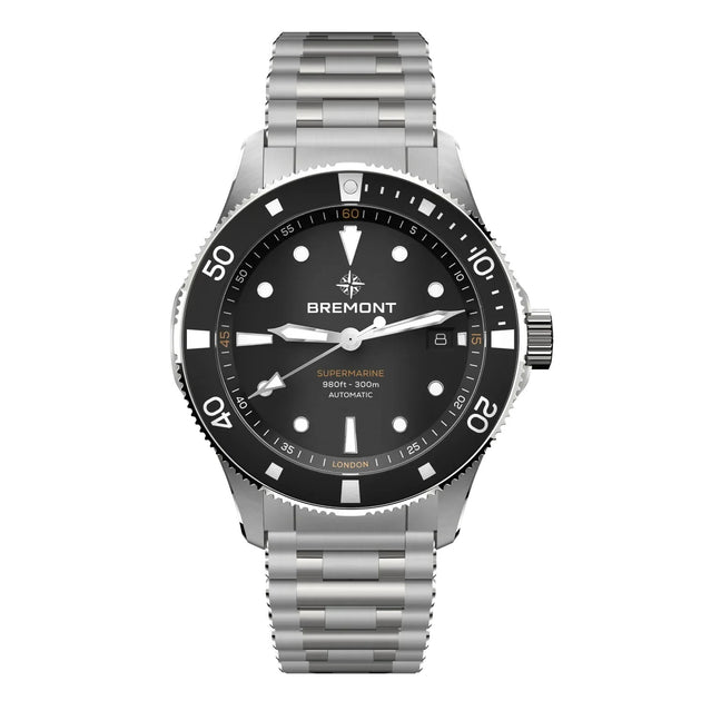 Bremont Supermarine 300M Date Black Automatic – SM40-DT-SS-BK-B