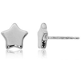 Star Stud Earrings Sterling Silver 8mm