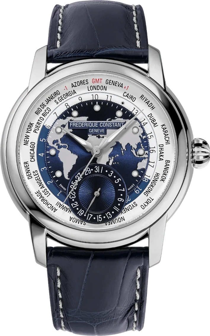 FREDERIQUE CONSTANT Classic Manufacture Worldtimer FC-718NWWM4H6