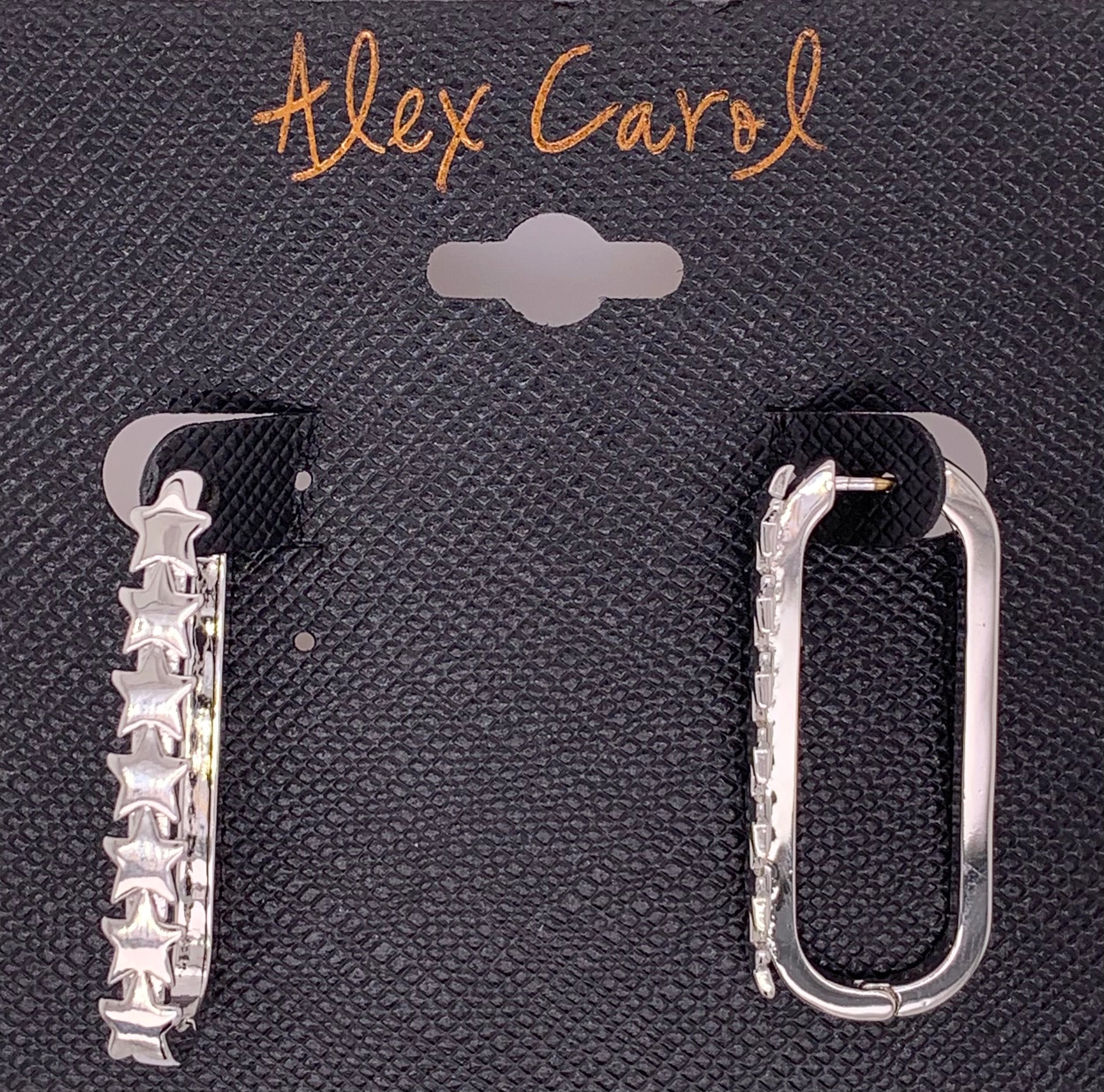 Alex Carol Elongated Hoop Earrings
