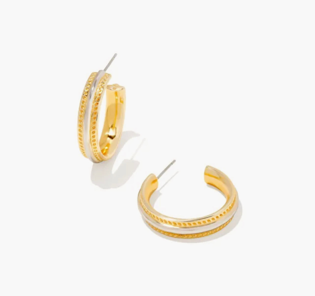 Kendra Scott-Merritt Hoop Earrings in Mixed Metal 9608852294