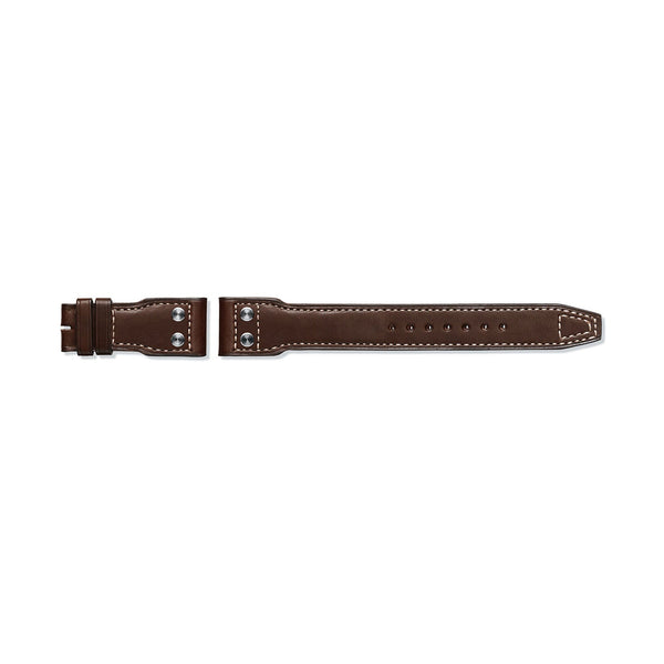 IWC Schaffhausen Calf Leather Strap Brown with Rivets 22/18