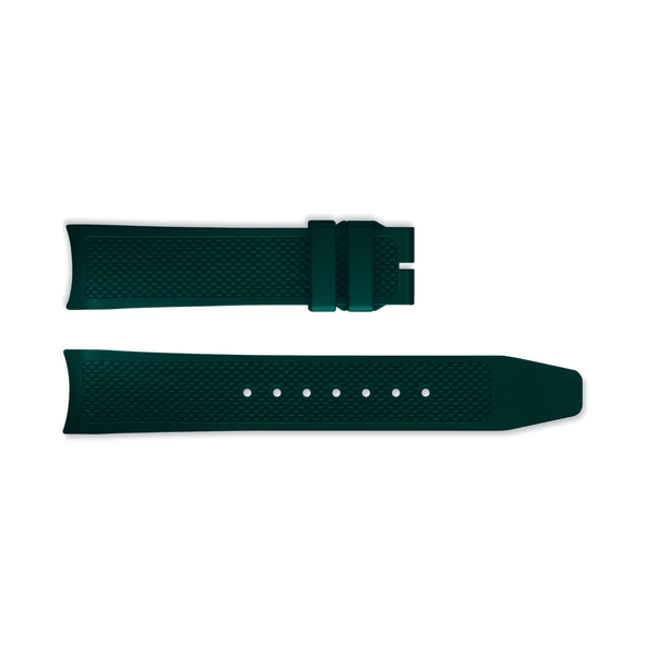 IWC Schaffhausen Dark Green Rubber Strap 20/18