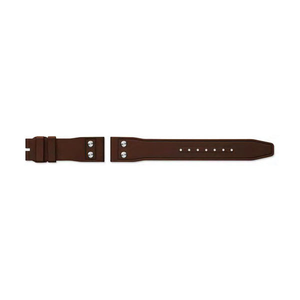 IWC Schaffhausen Rubber Strap Brown with Rivets 21/18 QR