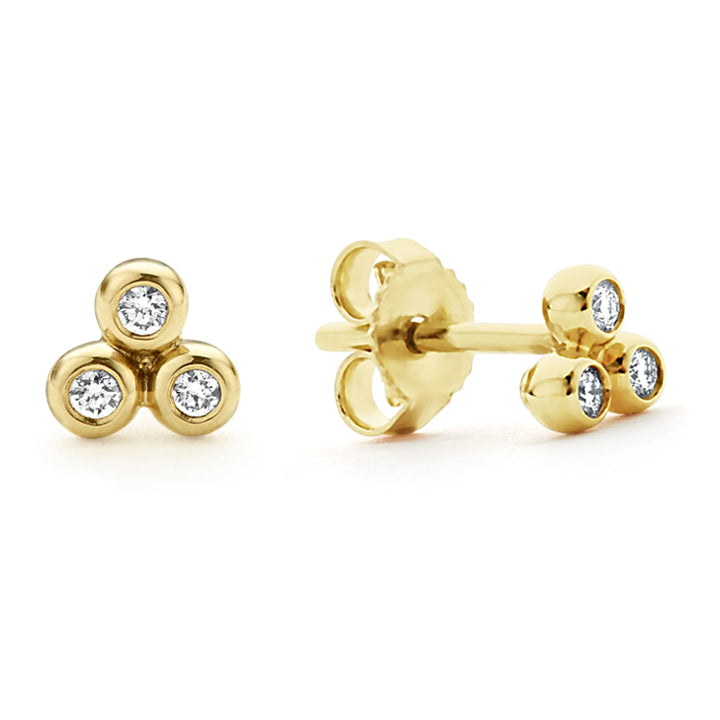 Lagos KSL Diamond Triangle Stud Earrings - 1-11110-DD