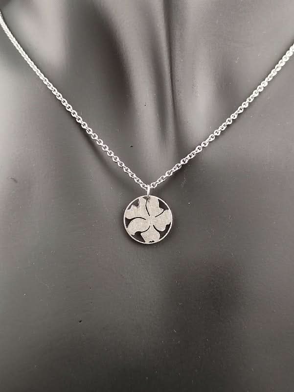 Lienz Rose Pendant Stainless Steel