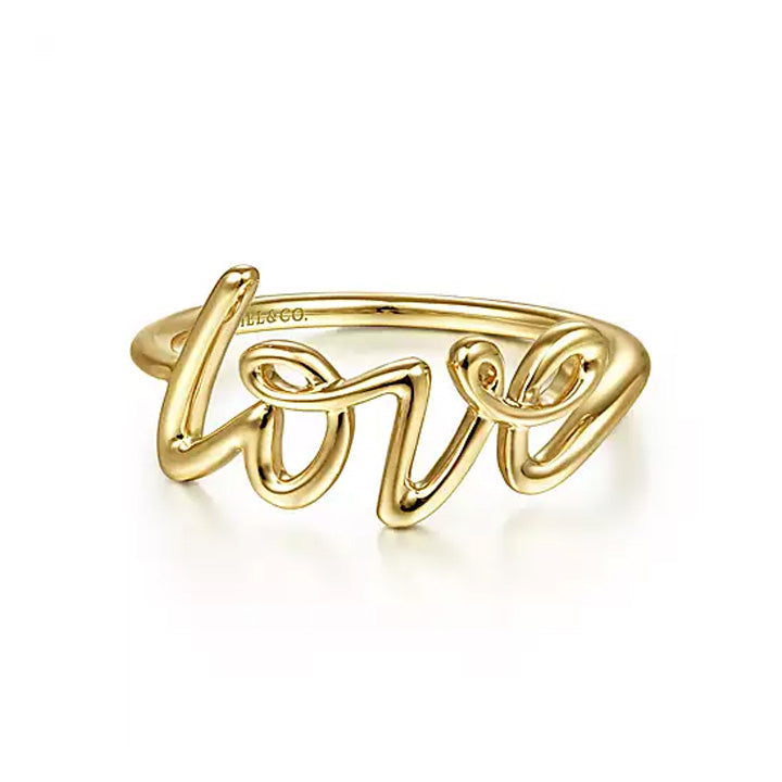 Gabriel & Co 14K Yellow Gold Love Ring - LR51834Y4JJJ