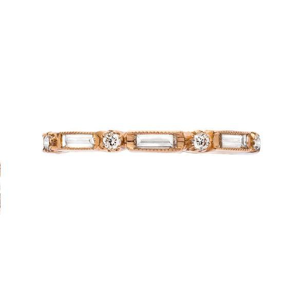 Lucy Baguette and Round Diamond Band