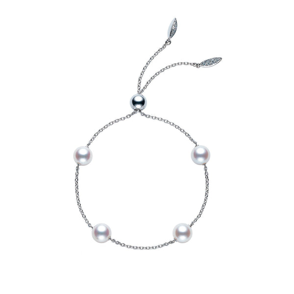 Mikimoto Akoya Cultured Pearl Station Bracelet
