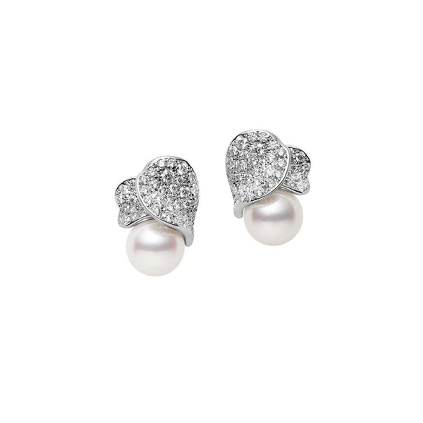 Mikimoto Petal Akoya Cultured Pearl Earrings