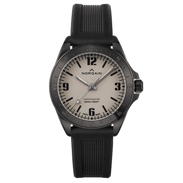 Norqain Adventure Neverest Night Sight 40mm on Black Rubber Strap -N1001.21B01.C01.R01