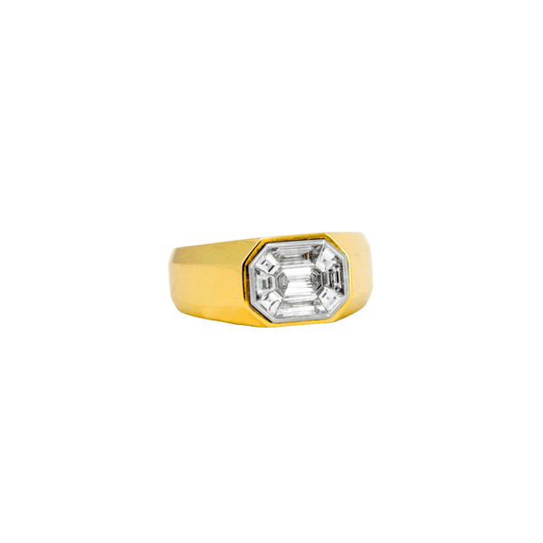 Norman Covan Baguette Cut Diamond Ring