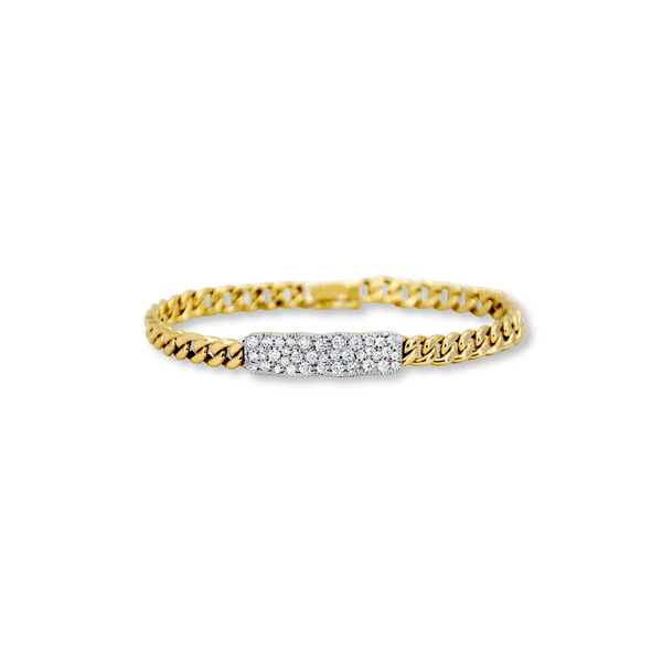 Norman Covan Diamond Chain Bracelet