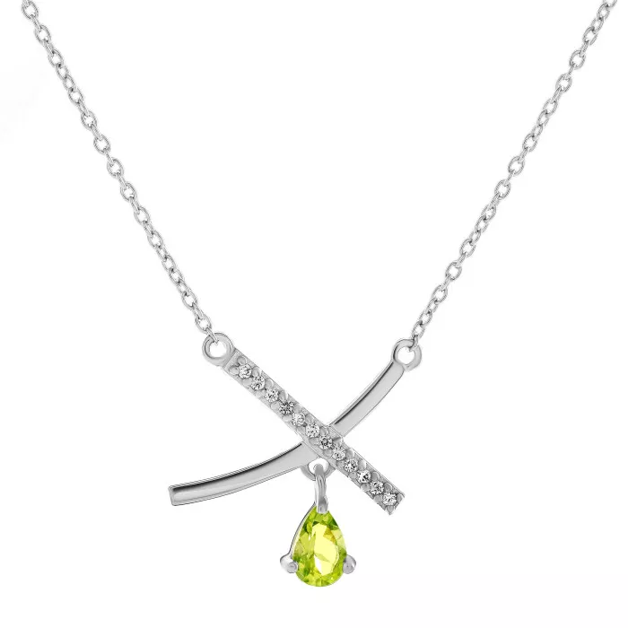 Orphelia® 'Charlotte' Women's Sterling Silver Necklace - Silver ZK-7580/P