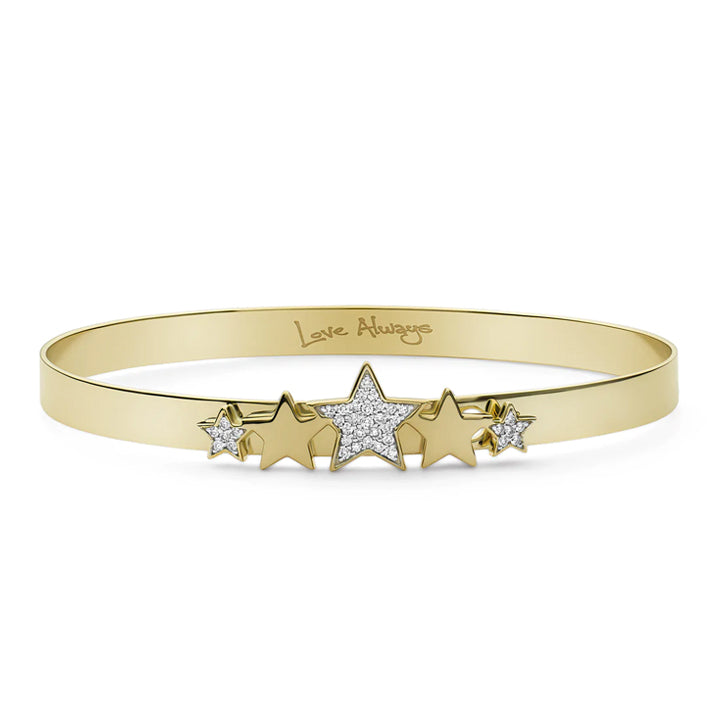 Phillips House 14K Yellow Gold Five Star Love Always Bracelet - B1723DY