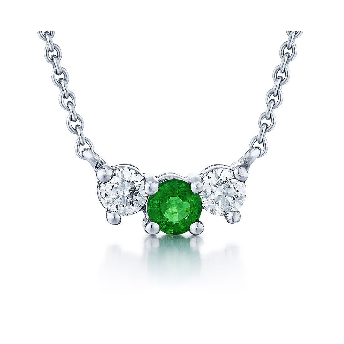 Emerald and Diamond Necklace