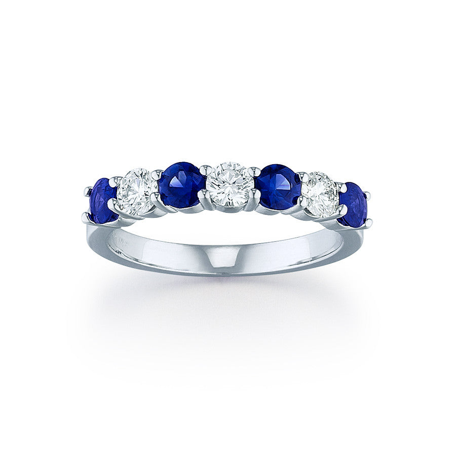 Barmakian Sapphire and Diamond Band