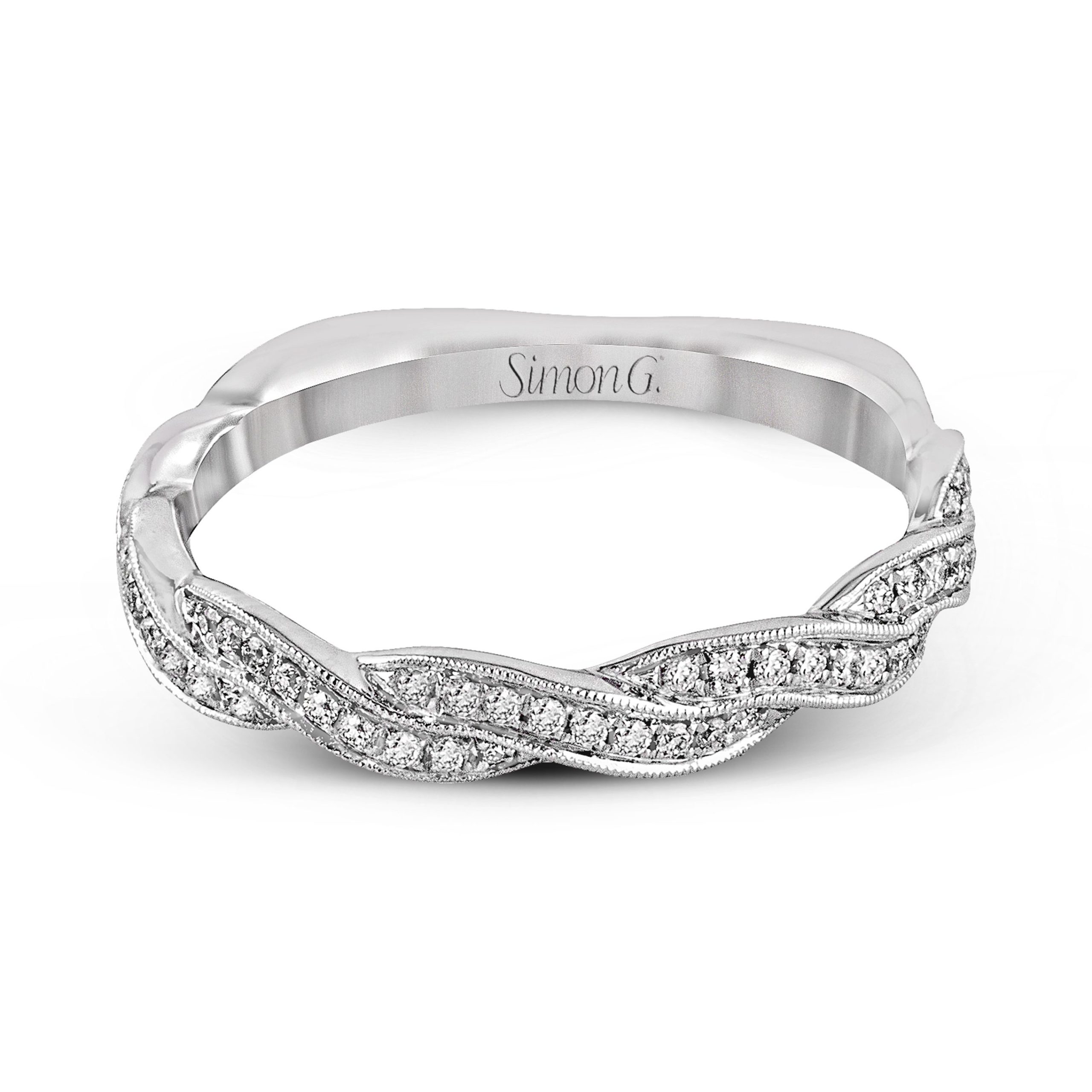 Classic Romance MR1498-B Platinum Wedding Band
