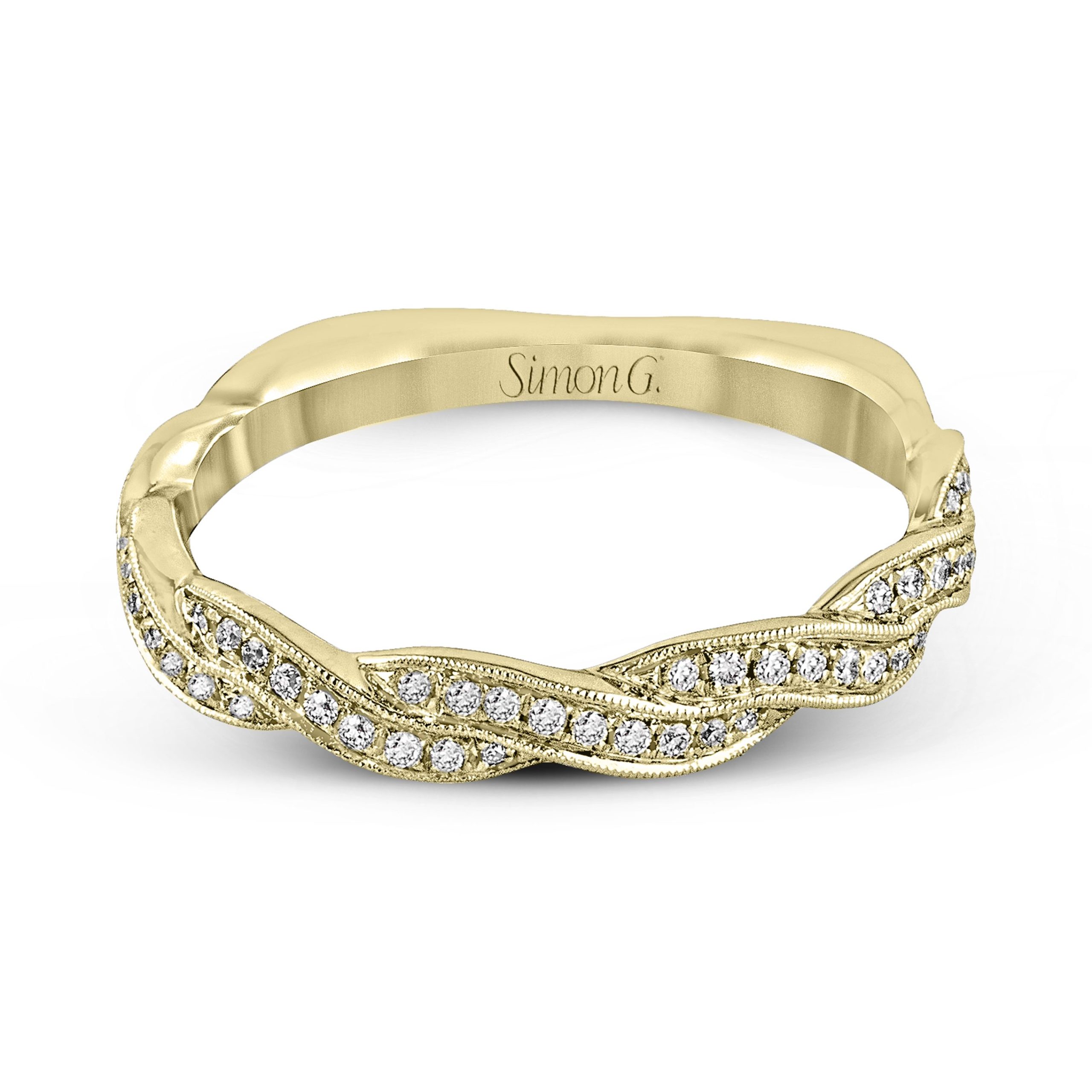 Classic Romance MR1498-B Yellow Gold Wedding Band