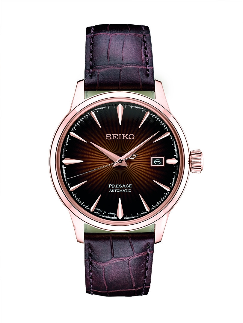Seiko Men's Presage Automatic Rose-Tone Watch