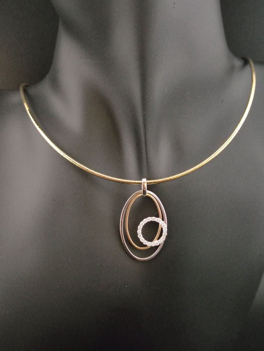 STEINER EXCLUSIVE - Steiner Fine Jewelry Pendant Bicolor Gold