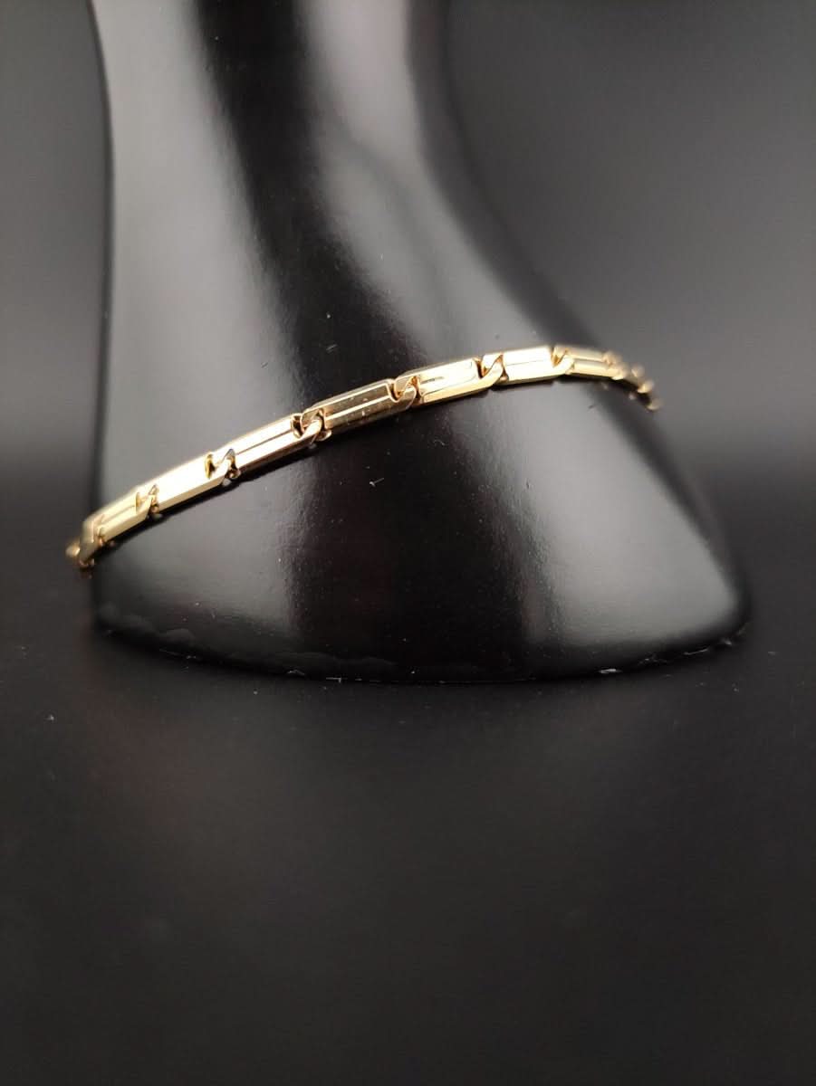 STEINER EXCLUSIVE - Steiner Fine Jewelry Men's Bracelet Flat Gold