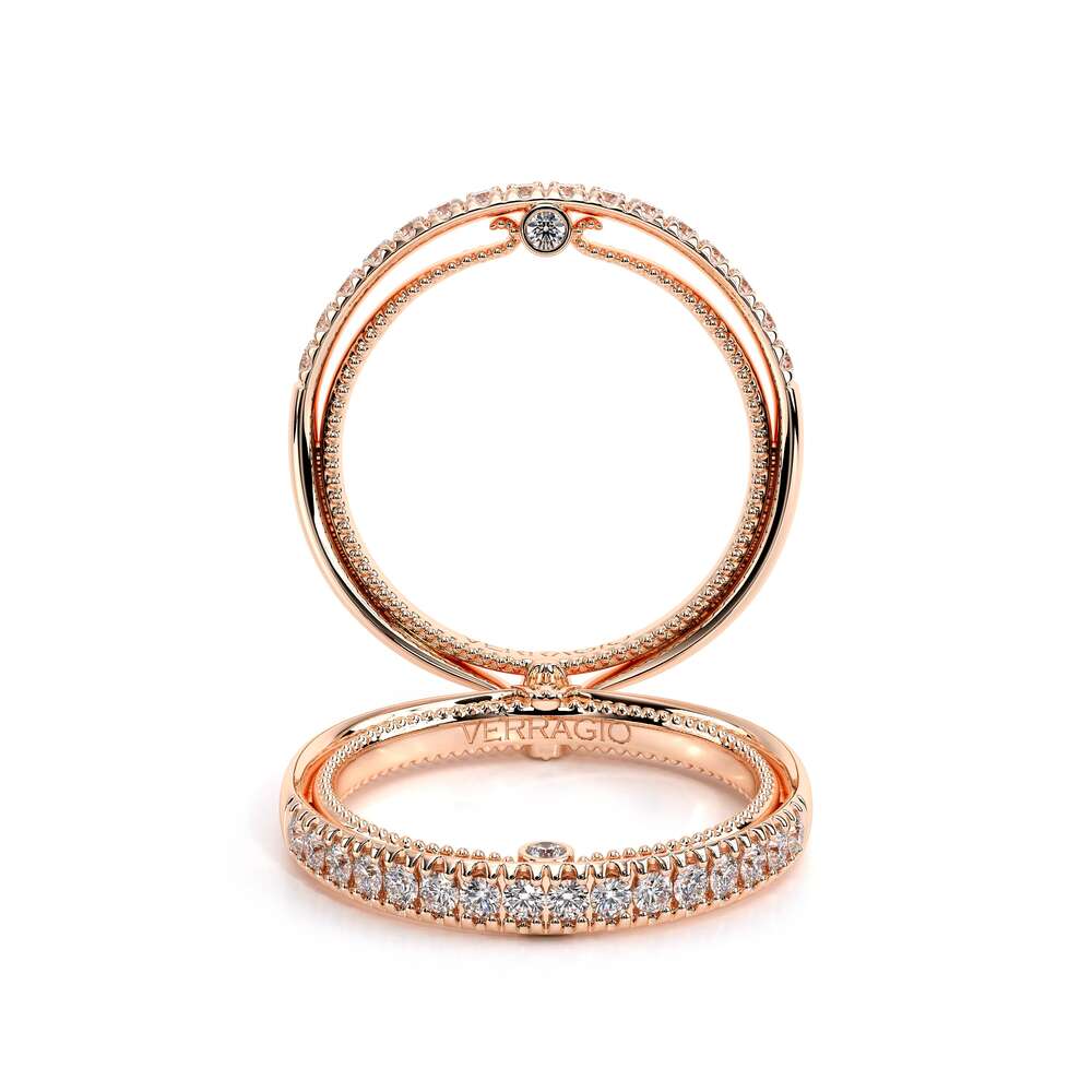 Couture-0429w-14k Rose Gold Wedding Band