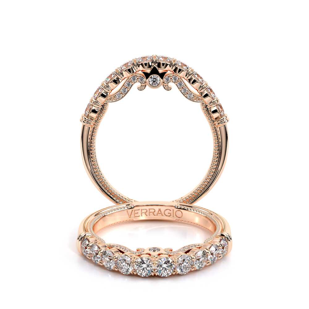 Insignia-7100w-14k Rose Gold Wedding Band