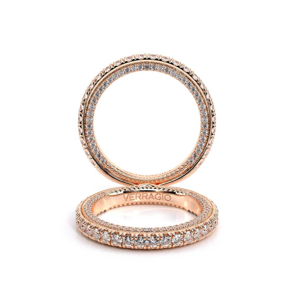 Couture-0468w-14k Rose Gold Wedding Band