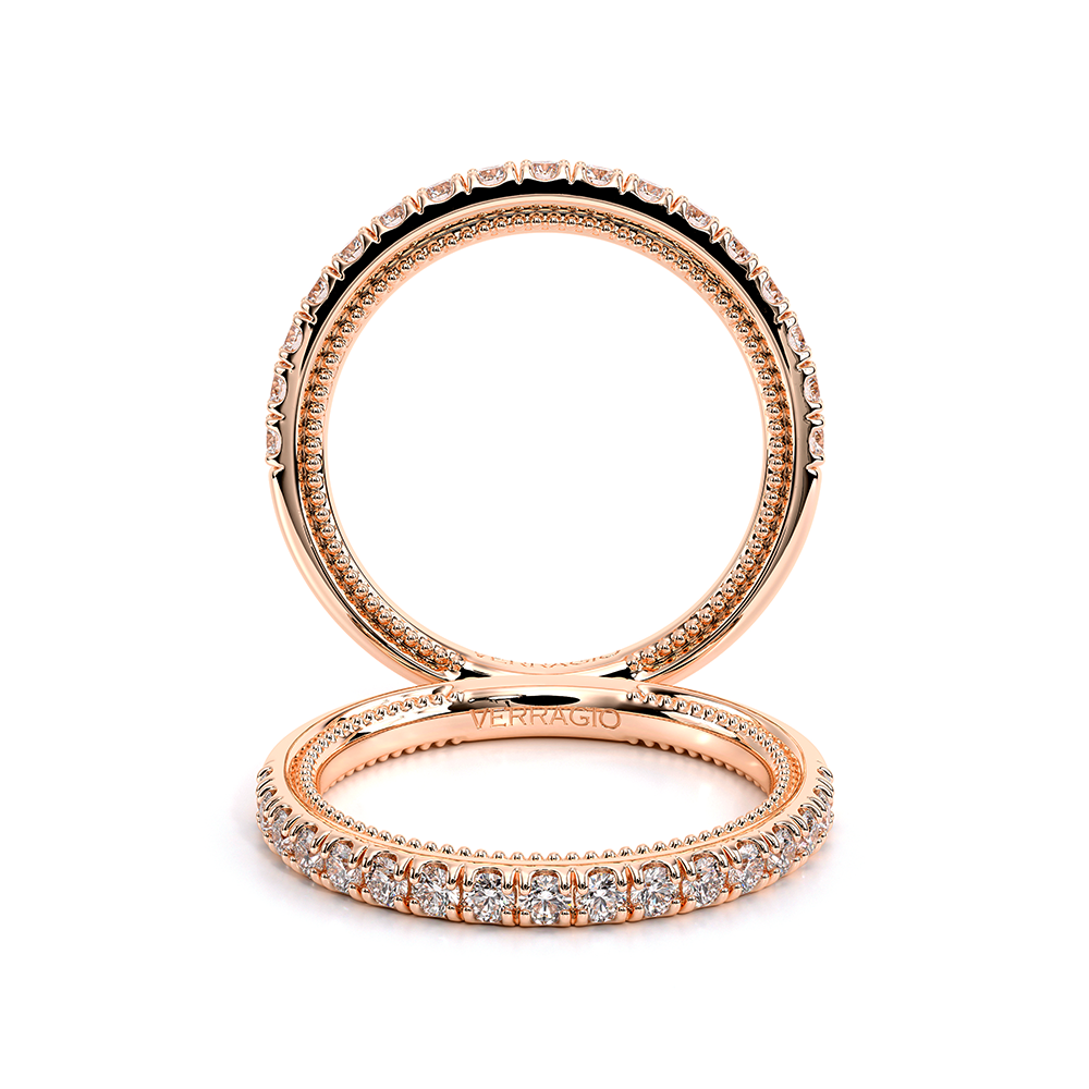 Couture-0486w-14k Rose Gold Wedding Band