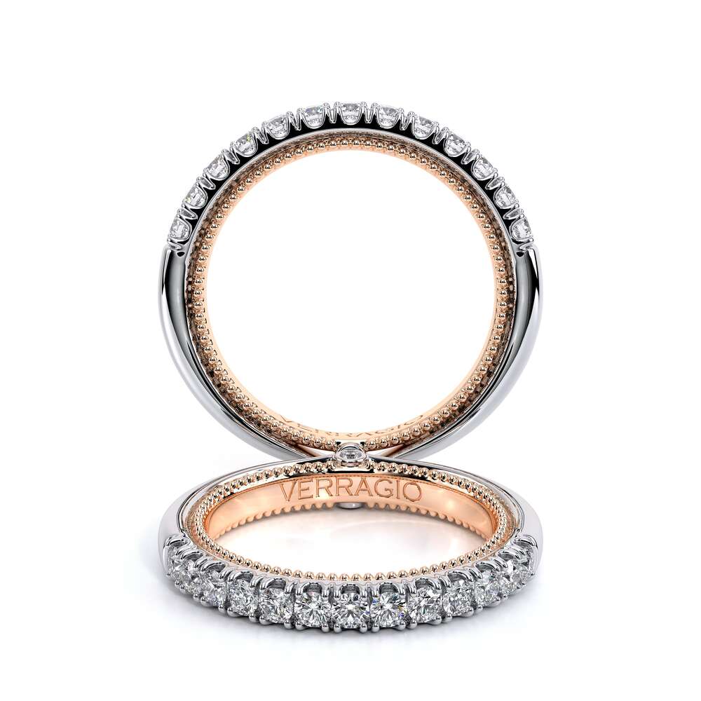 Couture-0418w-14k Two Tone Wedding Band