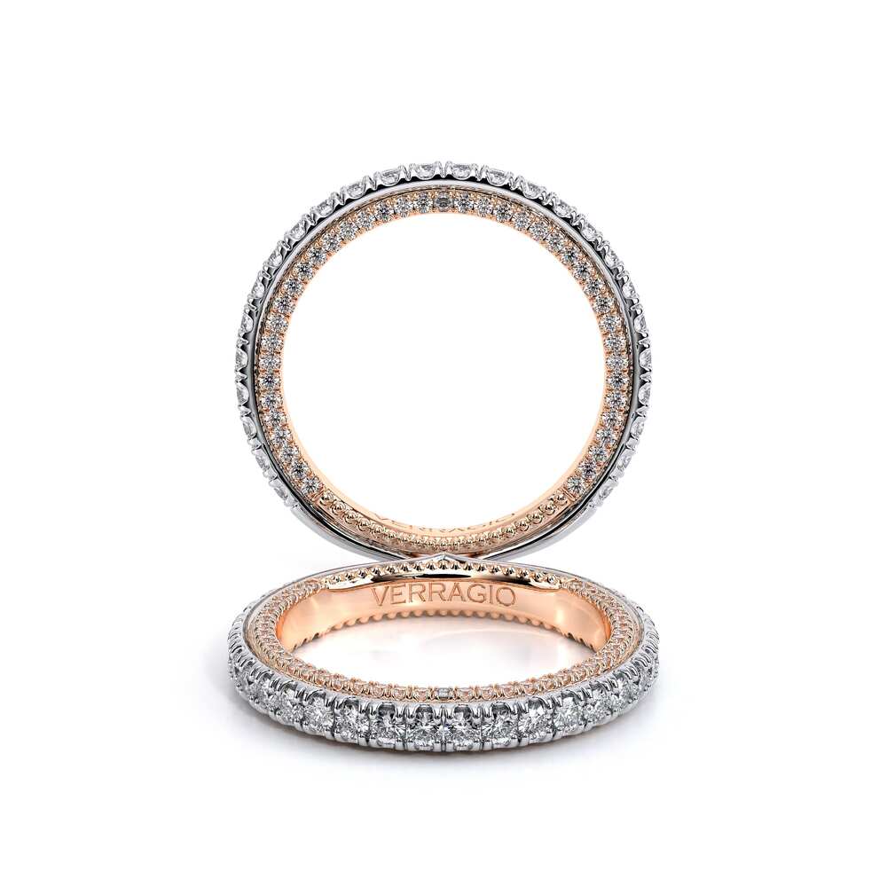 Couture-0468w-14k Two Tone Wedding Band