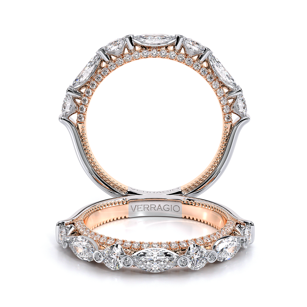 Eterna-2021-Mq-6x3-Hw-14k Two Tone Marquise Wedding Band