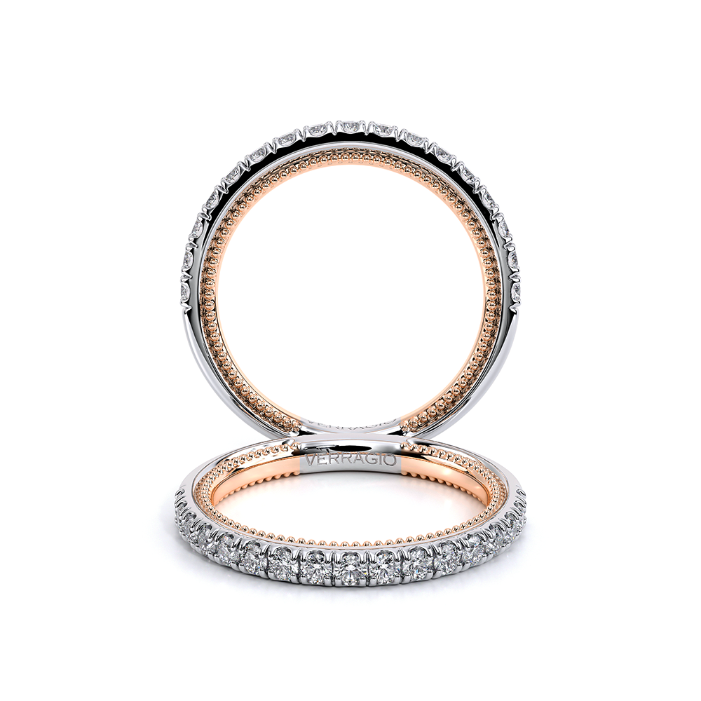 Couture-0485w-14k Two Tone Wedding Band