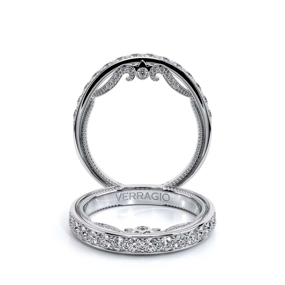 Insignia-7102w-14k White Wedding Band