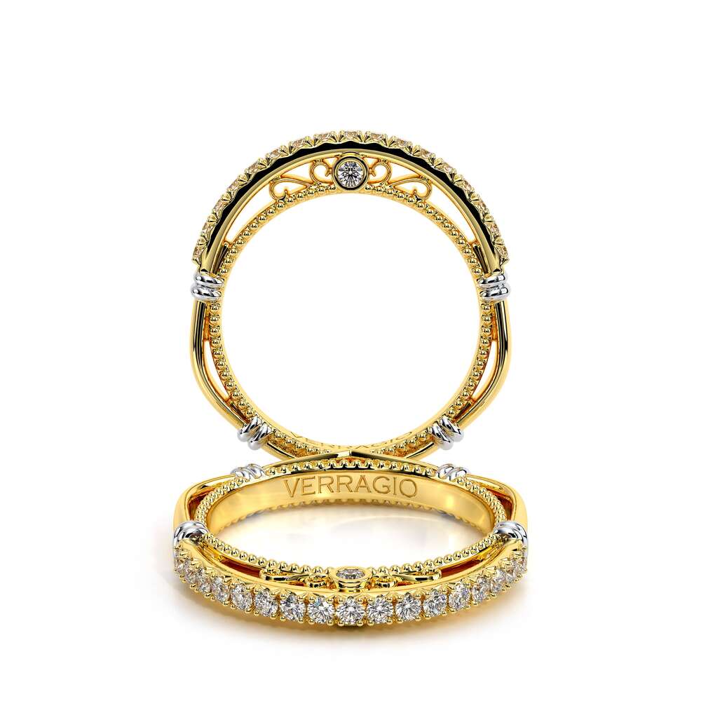 Parisian-124w-14k Yellow Gold Wedding Band