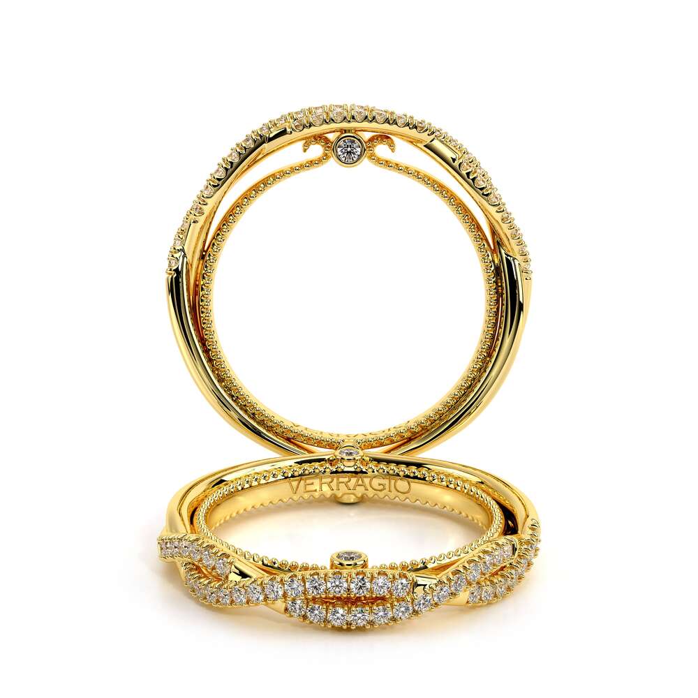 Couture-0421w-14k Yellow Gold Wedding Band