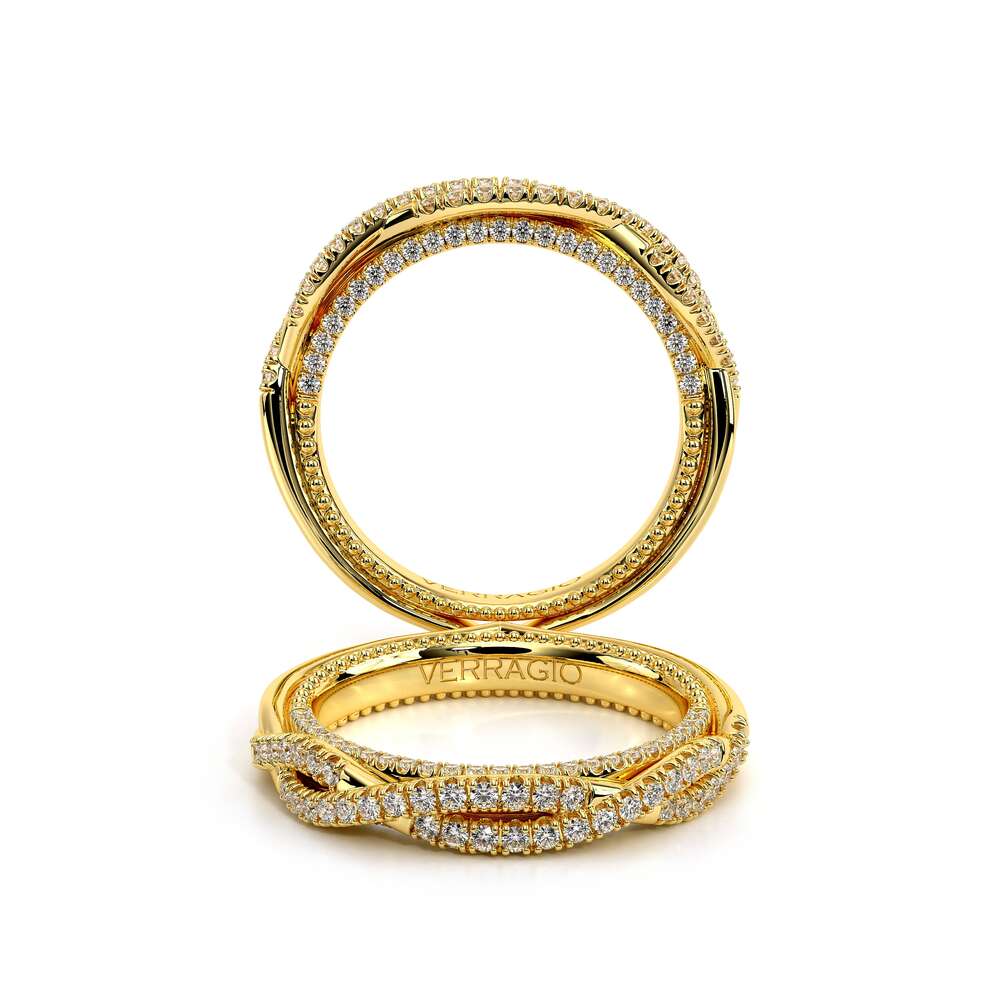 Couture-0451w-14k Yellow Gold Wedding Band