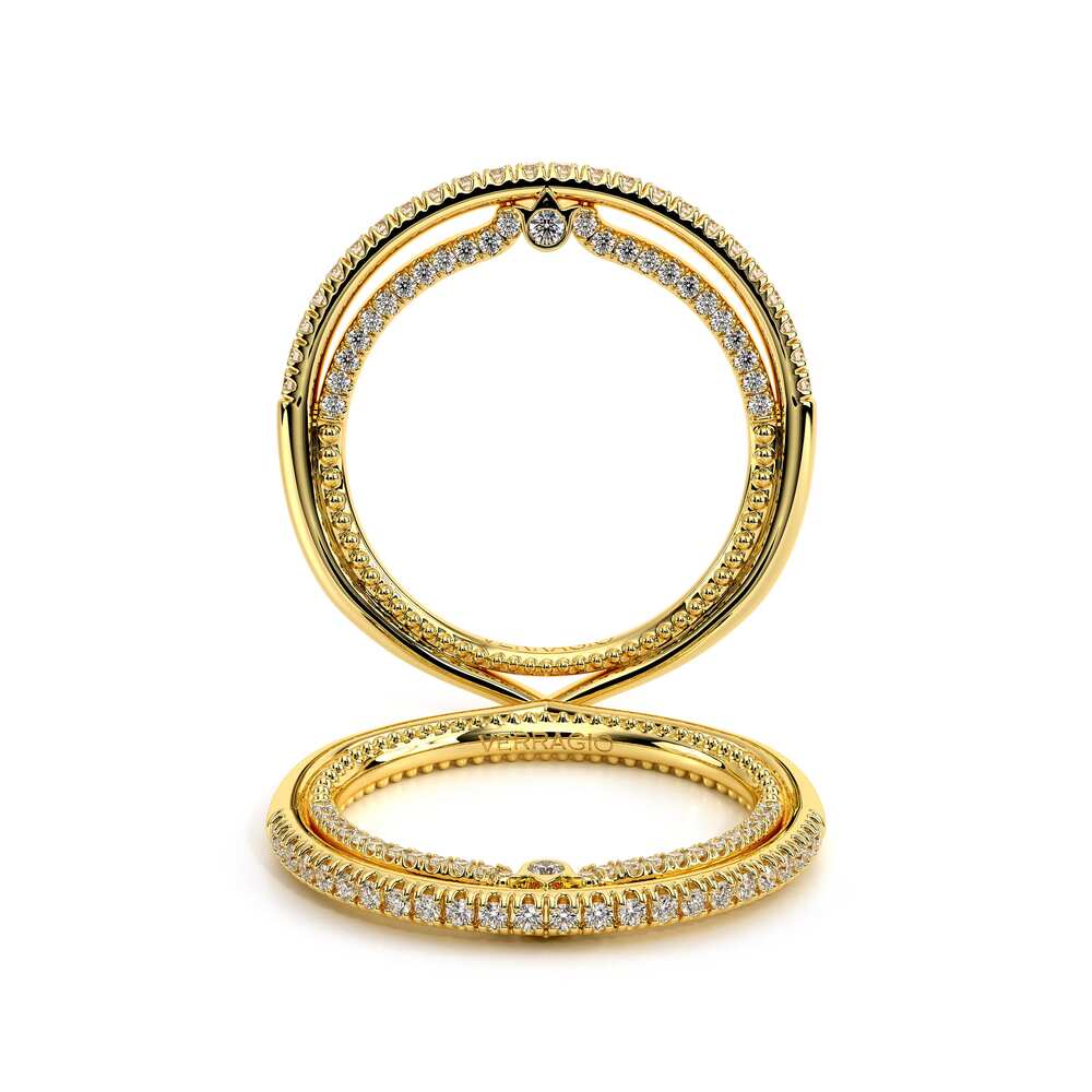 Couture-0450wsb-14k Yellow Gold Wedding Band