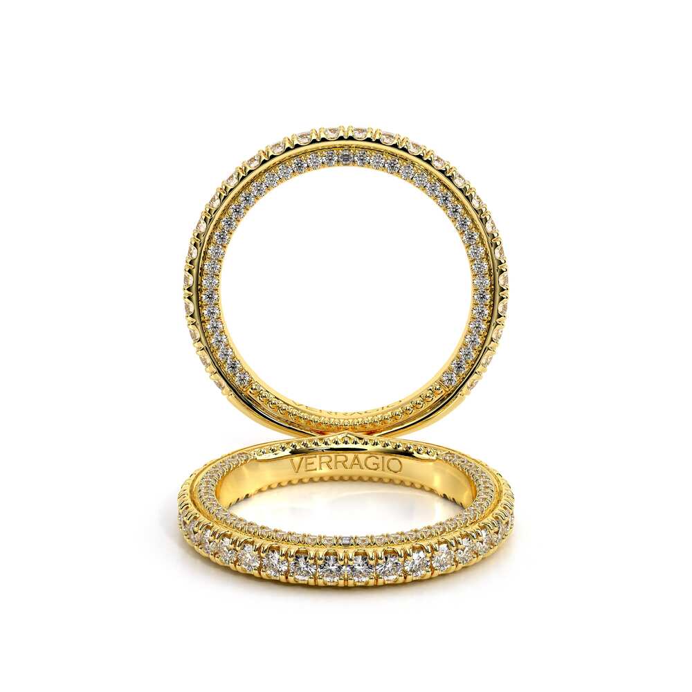 Couture-0468w-14k Yellow Gold Wedding Band