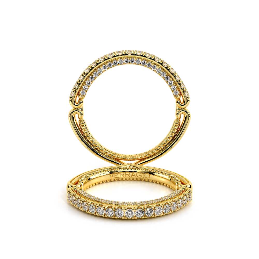 Couture-0470w-14k Yellow Gold Wedding Band