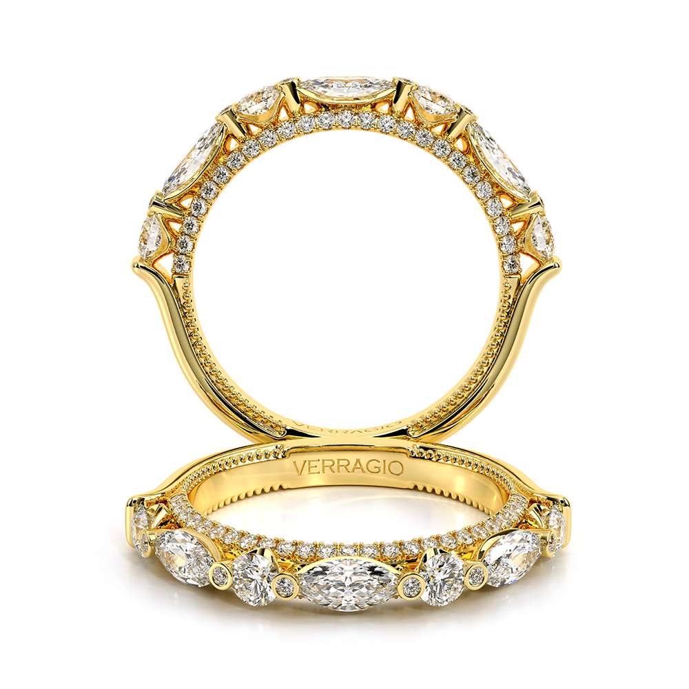 Eterna-2021-Mq-6x3-Hw-14k Yellow Gold Marquise Wedding Band