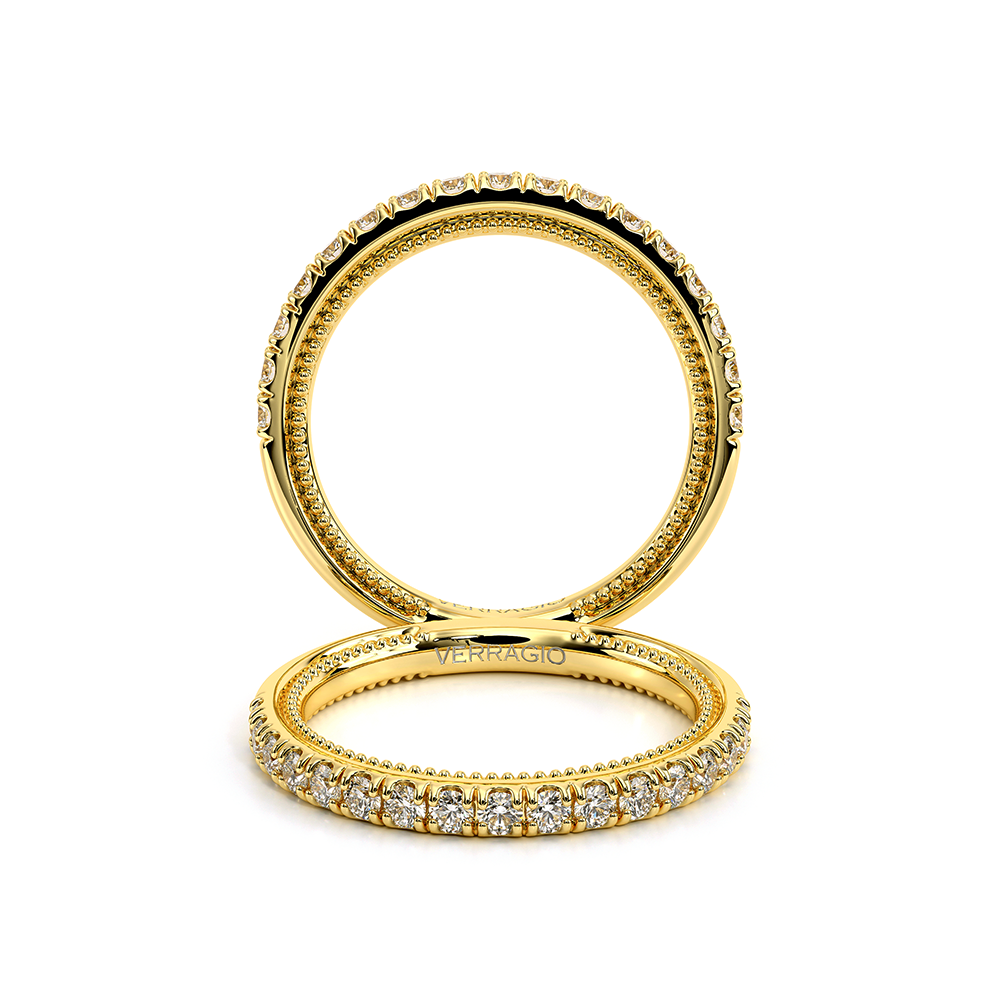 Couture-0485w-14k Yellow Gold Wedding Band