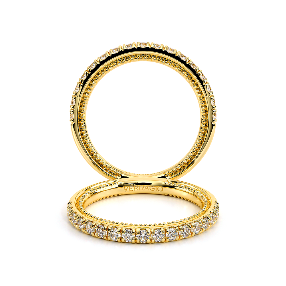 Couture-0486w-14k Yellow Gold Wedding Band