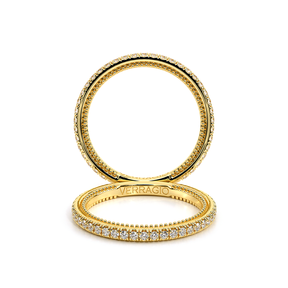 Couture-0487w-14k Yellow Gold Wedding Band