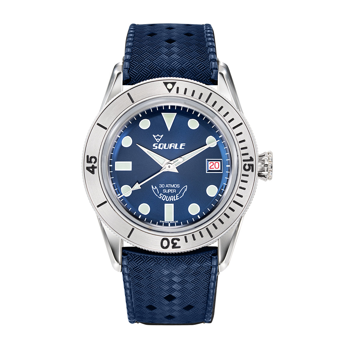 Squale Sub-39 SuperBlue Watch- SUB-39RD.HTB
