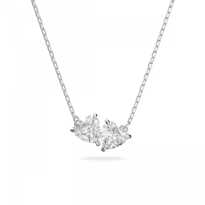 Swarovski® 'Attract Soul' Women's Base Metal Necklace - Silver 5517117