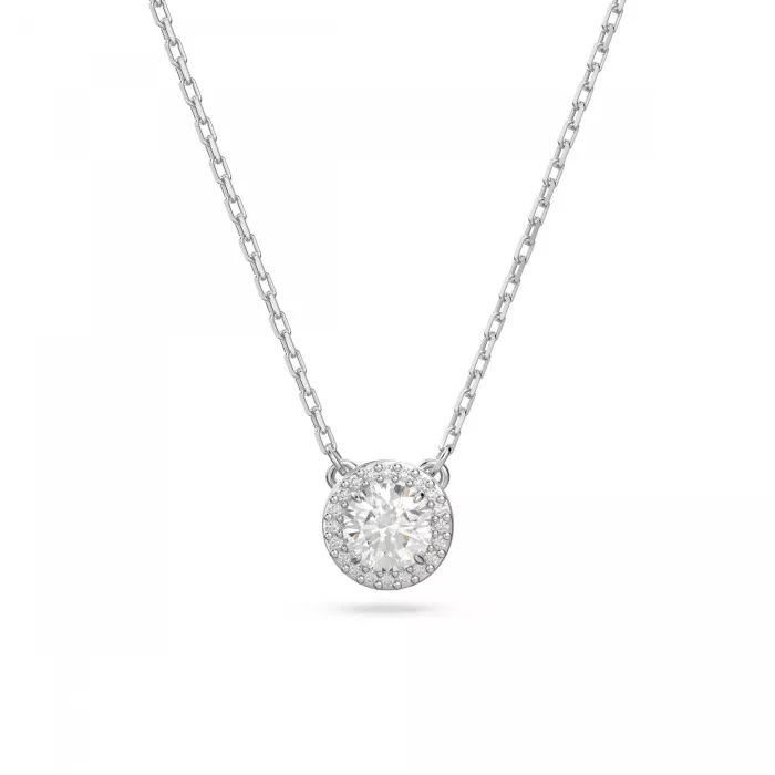 Swarovski® 'Constella' Women's Base Metal Pendant - Silver 5636264