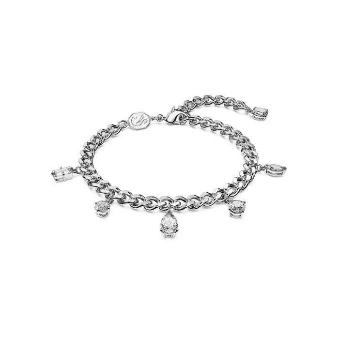 Swarovski® 'Dextera' Women's Base Metal Bracelet - Silver 5671184