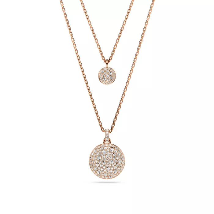 Swarovski® 'Meteora' Women's Gold Plated Metal Necklace - Rose 5683449